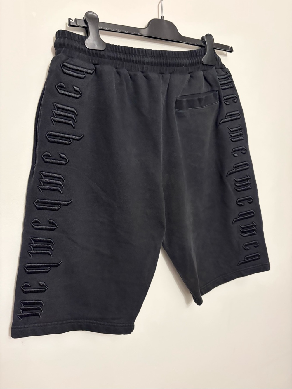 McQ Black Logo Shorts